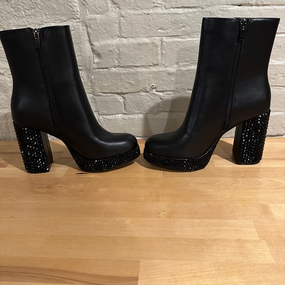 Hand Rhinestoned Booties - Picture 6 of 8